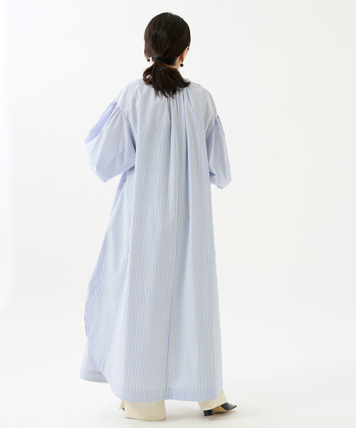 journal standard L'essage（ジャーナルスタンダードレサージュ）の「ボリュームギャザーワンピース（ワンピース・レディース・レッド/ブルー/ブラック・FREE）」の10枚目の写真