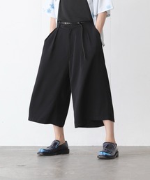 ln fortis -2タックドレープガウチョパンツ