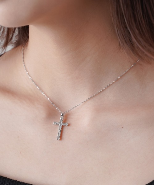 SPINNS（スピンズ）の「モチーフストーン チェーンネックレス（ネックレス・レディース・A/B/C/D/E/F/H/G/I・ONESIZE）」の4枚目の写真