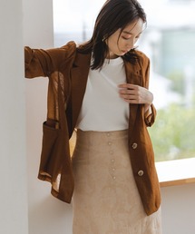 Andemiu | 【シャツ感覚】シアージャケット122674(テーラードジャケット)