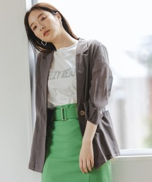 Andemiu | 【シャツ感覚】シアージャケット122674(テーラードジャケット)