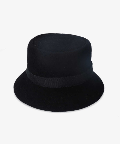 Chapeau d' O(シャポードオー)の「Chapeau d' O Twist Ribbon Basque Cloche(ハット・レディース・ベージュ/ブラック/グレー・M/57.5cm)」の21枚目の写真