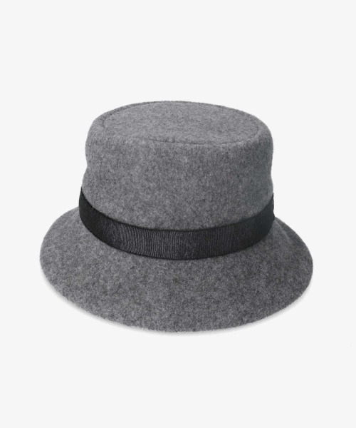 Chapeau d' O(シャポードオー)の「Chapeau d' O Twist Ribbon Basque Cloche(ハット・レディース・ベージュ/ブラック/グレー・M/57.5cm)」の16枚目の写真