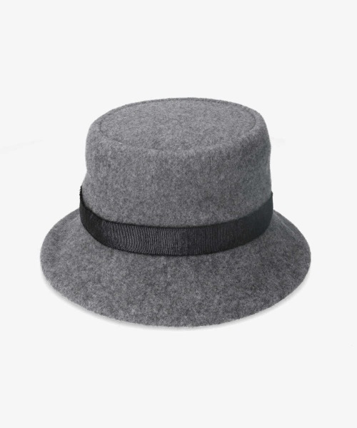 Chapeau d' O(シャポードオー)の「Chapeau d' O Twist Ribbon Basque Cloche(ハット・レディース・ベージュ/ブラック/グレー・M/57.5cm)」の14枚目の写真