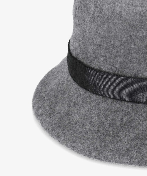 Chapeau d' O(シャポードオー)の「Chapeau d' O Twist Ribbon Basque Cloche(ハット・レディース・ベージュ/ブラック/グレー・M/57.5cm)」の12枚目の写真