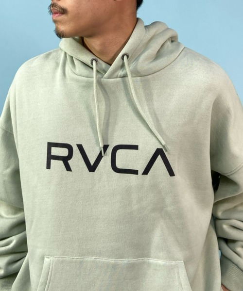 RVCA（ルーカ）の「【ZOZOTOWN限定】RVCA/ルーカ オーバーサイズ パーカー/ワンポイント ブランドロゴ/ドロップショルダー フーディ BC042-043（パーカー・メンズ・ベージュ/ブラック/グリーン・M/L/XL/S）」の15枚目の写真