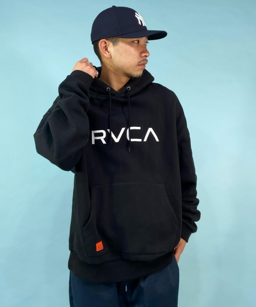RVCA（ルーカ）の「【ZOZOTOWN限定】RVCA/ルーカ オーバーサイズ パーカー/ワンポイント ブランドロゴ/ドロップショルダー フーディ BC042-043（パーカー・メンズ・ベージュ/ブラック/グリーン・M/L/XL/S）」の21枚目の写真