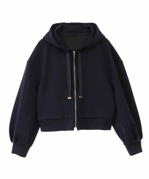 31 Sons de mode（トランテアン　ソン　ドゥ　モード）の「パフスリーブパーカー（パーカー・レディース・ベージュ/ネイビー/サックスブルー・36）」の20枚目の写真