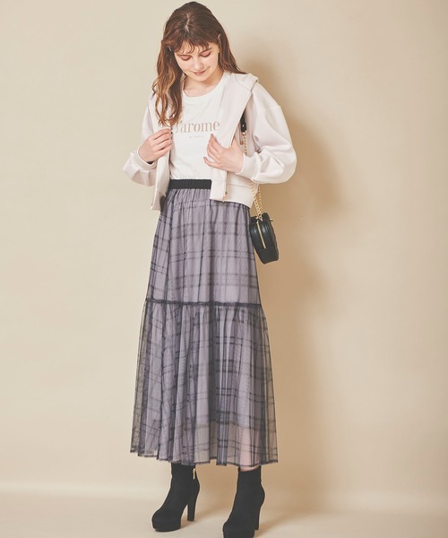 31 Sons de mode（トランテアン　ソン　ドゥ　モード）の「パフスリーブパーカー（パーカー・レディース・ベージュ/ネイビー/サックスブルー・36）」の6枚目の写真