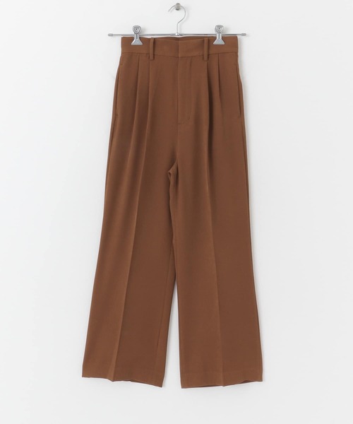 URBAN RESEARCH（アーバンリサーチ）の「ハイウエストツイルカラーパンツ（その他パンツ・レディース・ベージュ/ブルー/ブラウン・36/38）」の10枚目の写真