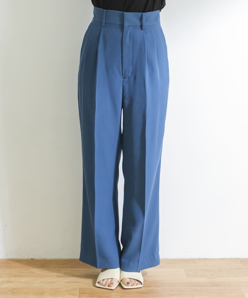 URBAN RESEARCH（アーバンリサーチ）の「ハイウエストツイルカラーパンツ（その他パンツ・レディース・ベージュ/ブルー/ブラウン・36/38）」の11枚目の写真