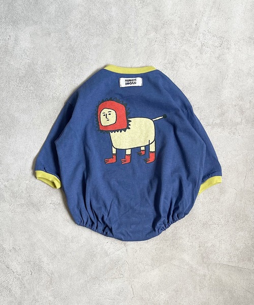 HOGAN RANCH WEAR（ホーガンランチウエア）の「ナガソデボディシャツ（70・80cm）（肌着・キッズ・ベージュ/ネイビー/オフホワイト・80/70）」の4枚目の写真