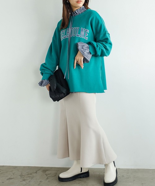 GeeRA(ジーラ)の「フリルハイネックキャンディスリーブブラウス(シャツ/ブラウス・レディース・オフホワイト/グレー系その他・MEDIUM/LARGE)」の19枚目の写真