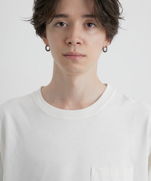 JUNRED（ジュンレッド）の「オーガニックコットンロングTシャツ（Tシャツ/カットソー・メンズ・チャコールグレー/ホワイト/グリーン/キャメル・M/L/LL）」の20枚目の写真