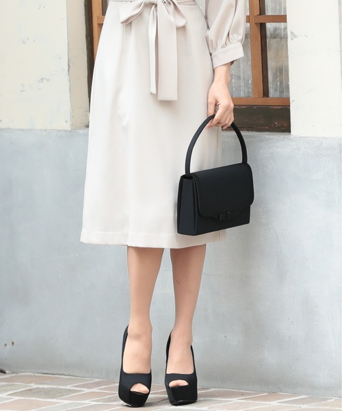 ブラックフォーマル 冠婚葬祭 シンプル ハンドバッグ.（クラッチバッグ）｜PREFERIR（プレフェリール）