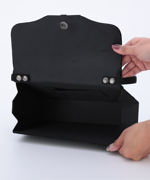 ブラックフォーマル 冠婚葬祭 シンプル ハンドバッグ.（クラッチバッグ）｜PREFERIR（プレフェリール）