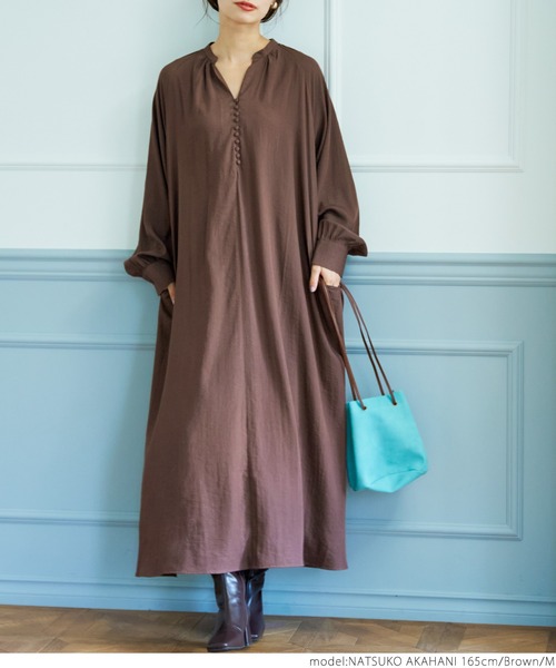 セール】くるみボタンワンピース（ワンピース）｜coca（coca）（コカ