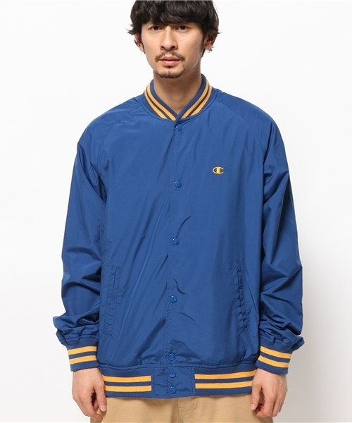 Champion（チャンピオン）の「メンズ チャンピオン アクションスタイル テフロン加工 スナップジャケット CHAMPION C3-F604（ブルゾン・メンズ・ブラック/レッド/ネイビー・SMALL/MEDIUM/LARGE/X-LARGE）」の4枚目の写真