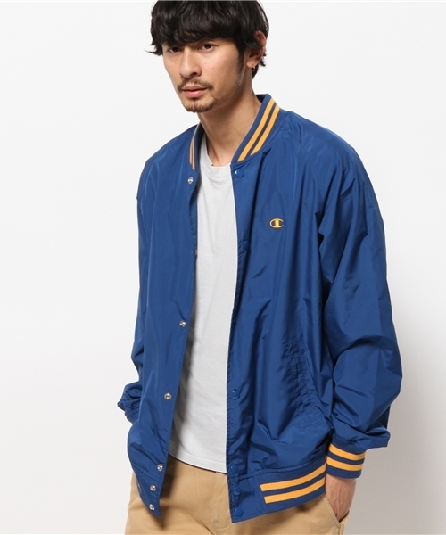 Champion（チャンピオン）の「メンズ チャンピオン アクションスタイル テフロン加工 スナップジャケット CHAMPION C3-F604（ブルゾン・メンズ・ブラック/レッド/ネイビー・SMALL/MEDIUM/LARGE/X-LARGE）」の7枚目の写真