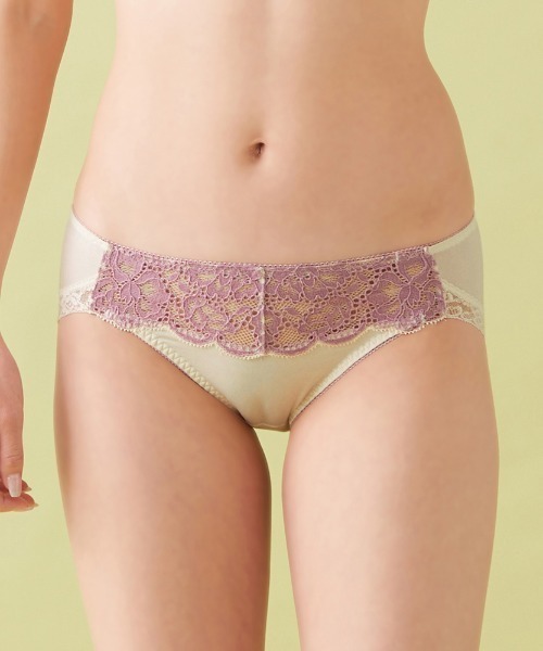 Tuche(トゥシェ)の「Tuche/トゥシェ ふわっと盛れるワイヤレスブラのペアショーツ(ショーツ・レディース・ローズ/ライトホワイト/ブラック系その他/チャコールグレー/ライラック/クリーム・MEDIUM/LARGE/X-LARGE)」の22枚目の写真