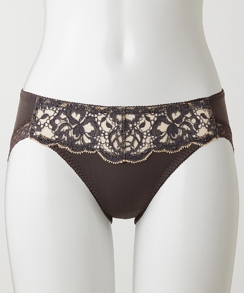 Tuche(トゥシェ)の「Tuche/トゥシェ ふわっと盛れるワイヤレスブラのペアショーツ(ショーツ・レディース・ローズ/ライトホワイト/ブラック系その他/チャコールグレー/ライラック/クリーム・MEDIUM/LARGE/X-LARGE)」の16枚目の写真