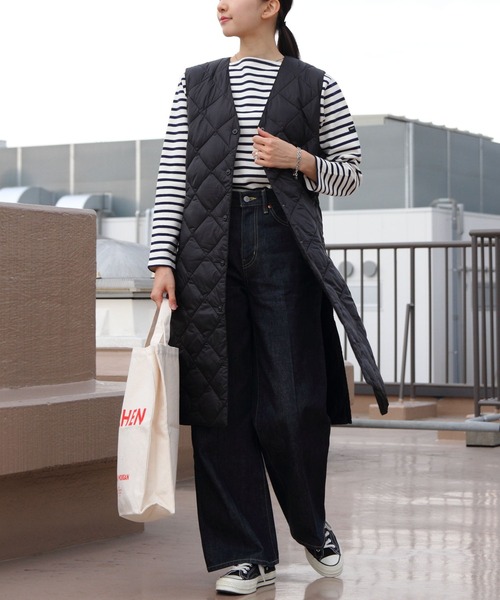 TAION ロング　ダウン　ジレ CITY LINE ロングダウンジレ特集 | TAION INNER DOWN WEAR（タイオン