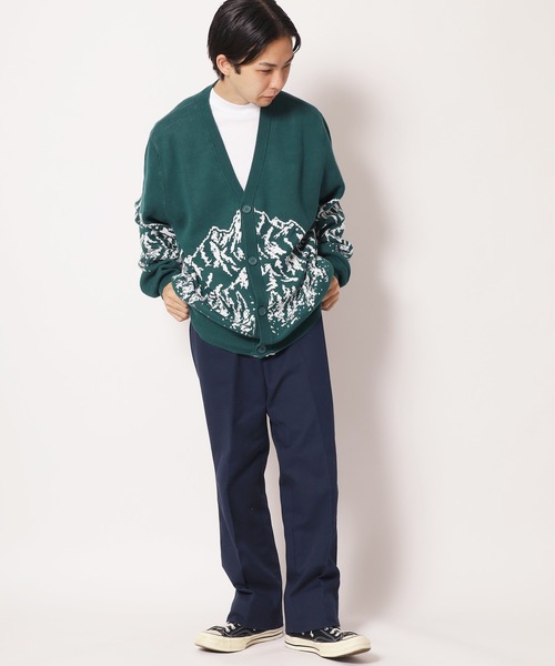 Guess(ゲス)の「GUESS/ゲス GO RANDY MOUNTAIN CARDIGAN Vネックカーディガン(カーディガン/ボレロ・メンズ・グリーン・XL/M/L)」の17枚目の写真