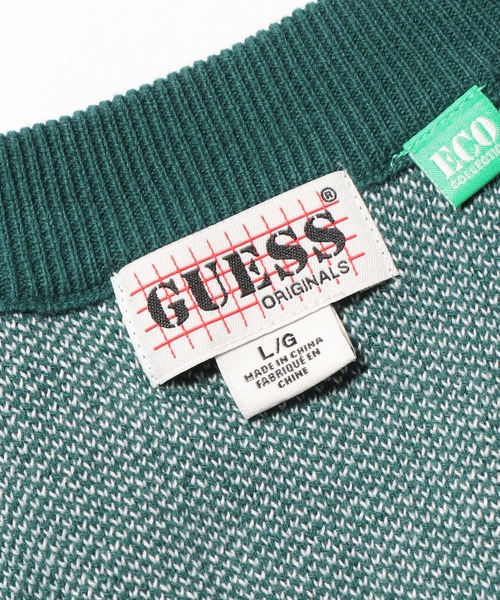 Guess(ゲス)の「GUESS/ゲス GO RANDY MOUNTAIN CARDIGAN Vネックカーディガン(カーディガン/ボレロ・メンズ・グリーン・XL/M/L)」の5枚目の写真