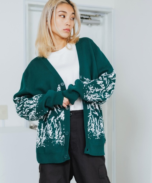 Guess(ゲス)の「GUESS/ゲス GO RANDY MOUNTAIN CARDIGAN Vネックカーディガン(カーディガン/ボレロ・メンズ・グリーン・XL/M/L)」の20枚目の写真