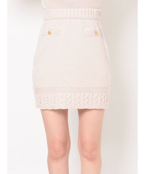 RESEXXY（リゼクシー）の「マイクロミニニットスカート【セットアップ着用可能】（スカート・レディース・ブラック/ブルー/アイボリー・FREE）」の17枚目の写真