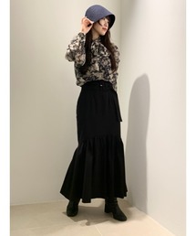 LILY BROWN | ベルト付きマーメイドスカート(スカート)