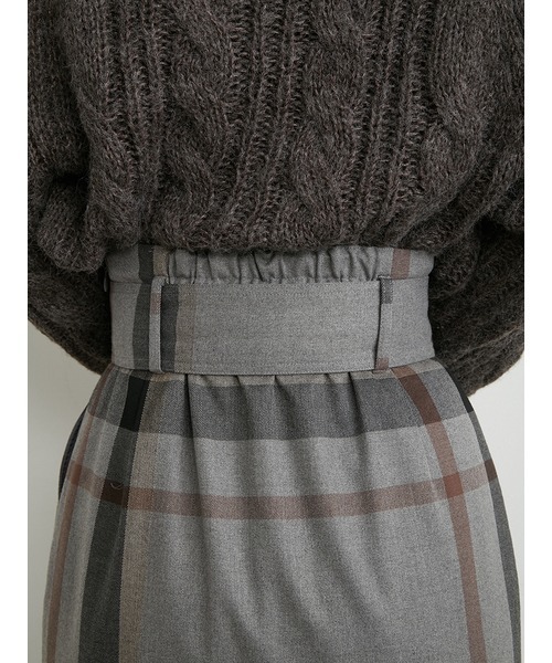 LILY BROWN（リリーブラウン）の「ベルト付きマーメイドスカート（スカート・レディース・ブラウン/ブラック/グレー・0/1）」の9枚目の写真