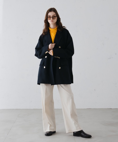 epnok(エプノック)の「OverSized Double Brested 6B Blazer/オーバーサイズダブルブレスト6Bブレザー(テーラードジャケット・メンズ・ネイビー・MEDIUM/LARGE)」の6枚目の写真