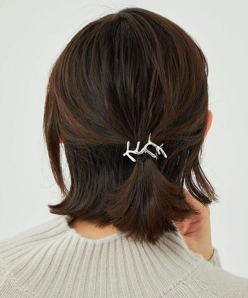 green label relaxing(グリーンレーベルリラクシング)の「【WEB限定】Branch モチーフ ヘアカフ(その他ヘアアクセサリー・レディース・シルバー/ゴールド・FREE)」の2枚目の写真