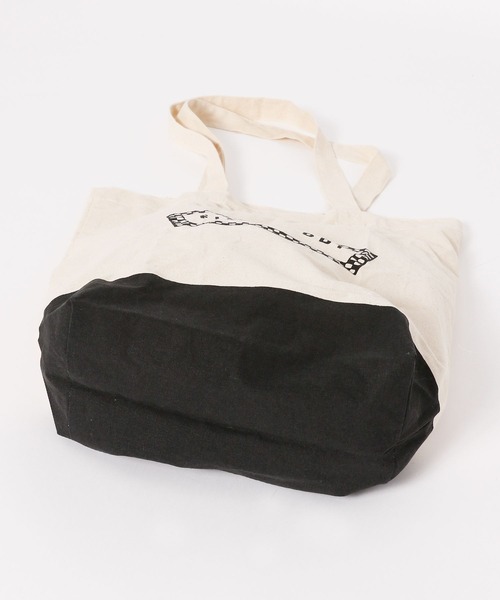 niko and...（ニコアンド）の「【Fishs Eddy(フィッシュエディ)】パッカブルトートバッグ（トートバッグ・レディース・ブラック・FREE）」の10枚目の写真