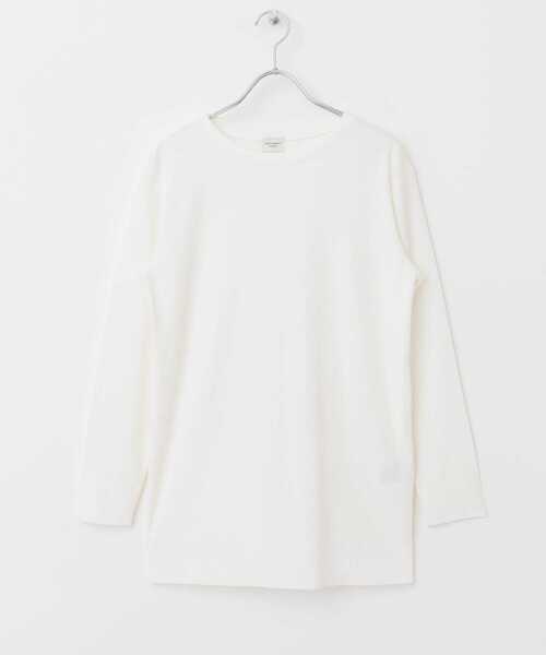 URBAN RESEARCH DOORS(アーバンリサーチドアーズ)の「『UR TECH』テレコクルーネックTシャツ(Tシャツ/カットソー・レディース・ブラック/オフホワイト/ライトグレー・MEDIUM)」の17枚目の写真