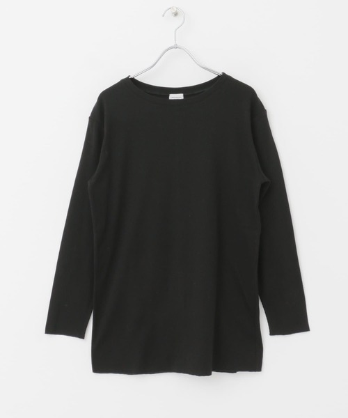 URBAN RESEARCH DOORS(アーバンリサーチドアーズ)の「『UR TECH』テレコクルーネックTシャツ(Tシャツ/カットソー・レディース・ブラック/オフホワイト/ライトグレー・MEDIUM)」の18枚目の写真