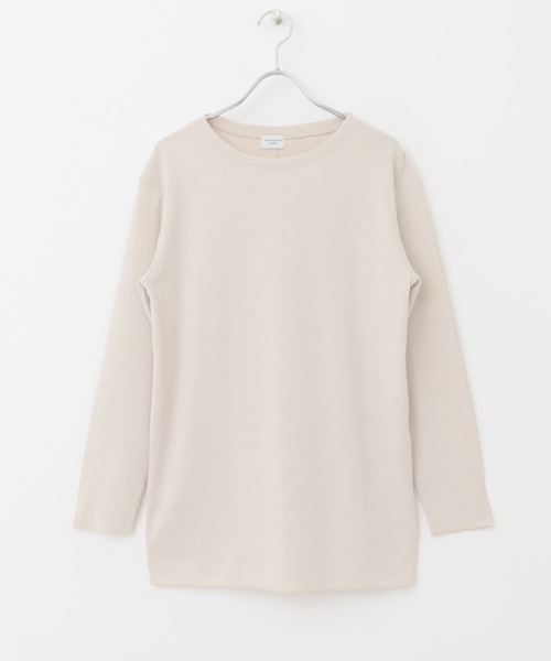 URBAN RESEARCH DOORS(アーバンリサーチドアーズ)の「『UR TECH』テレコクルーネックTシャツ(Tシャツ/カットソー・レディース・ブラック/オフホワイト/ライトグレー・MEDIUM)」の19枚目の写真