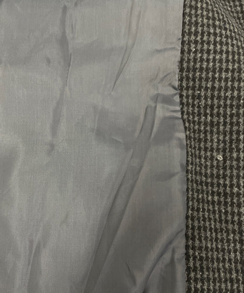 DAY CLOSET（デイ クローゼット）の「千鳥柄ウエストマークテーラードジャケット+腰紐 2点セット レディース（テーラードジャケット・レディース・ブラック/ブラウン・ONE SIZE）」の9枚目の写真