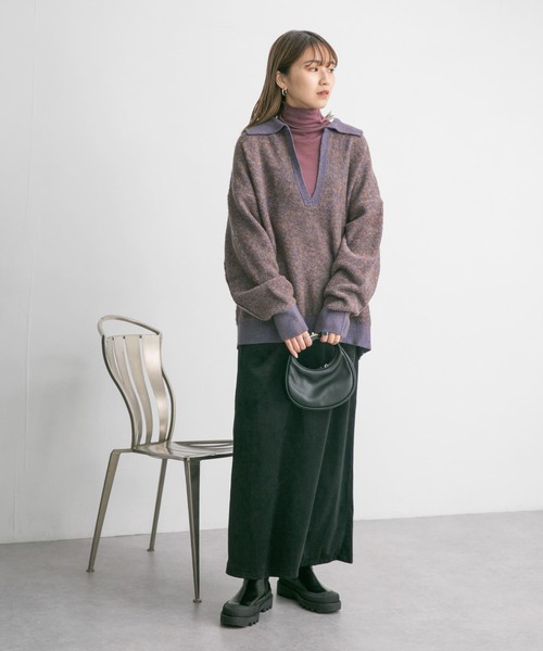 KBF(ケイビーエフ)の「2WAYハーフムーンBAG(ショルダーバッグ・レディース・ブラック/ホワイト・ONE)」の11枚目の写真