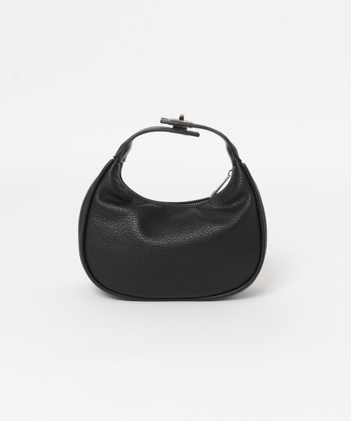 KBF(ケイビーエフ)の「2WAYハーフムーンBAG(ショルダーバッグ・レディース・ブラック/ホワイト・ONE)」の9枚目の写真