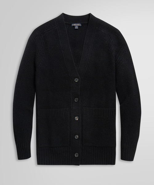 新品【Brooks Brothers】カシミヤ Vネック ロングカーディガン