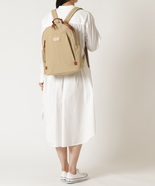 toleur(トーラ)の「【toleur】toleur/ナイロングログラン/カウレザーリュック/11822(バックパック/リュック・レディース・ブラウン/カーキ/ベージュ・FREE)」の13枚目の写真