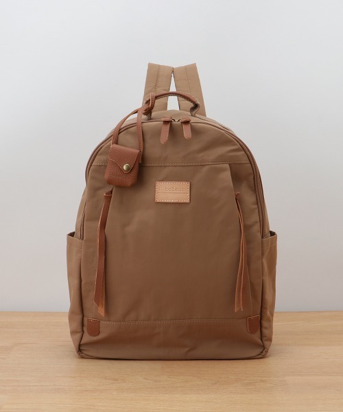 toleur(トーラ)の「【toleur】toleur/ナイロングログラン/カウレザーリュック/11822(バックパック/リュック・レディース・ブラウン/カーキ/ベージュ・FREE)」の17枚目の写真