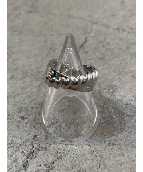 GYDA(ジェイダ)の「JEYSUS double ring リング(リング・レディース・シルバー/ゴールド・FREE)」の2枚目の写真