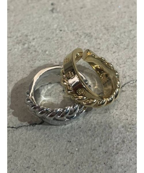 GYDA(ジェイダ)の「JEYSUS double ring リング(リング・レディース・シルバー/ゴールド・FREE)」の6枚目の写真