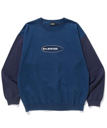 XLARGE | TWO TONE OVAL LOGO CREWNECK SWEAT(スウェット)