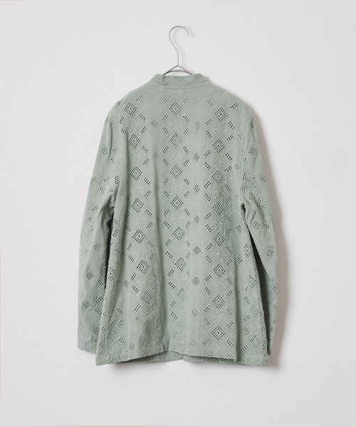Liyoca(リヨカ)の「【Liyoca】レーヨンリネン刺繍ワークジャケット -手洗い可-(その他アウター・レディース・ブラック/カーキ/ホワイト・FREE)」の17枚目の写真