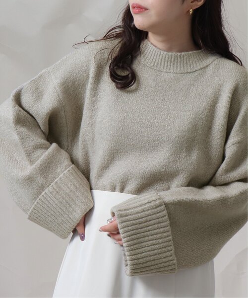 RAY CASSIN（レイカズン）の「ラメニットプチハイプルオーバー（ニット/セーター・レディース・グレー/ピンク/キナリ・FREE）」の10枚目の写真