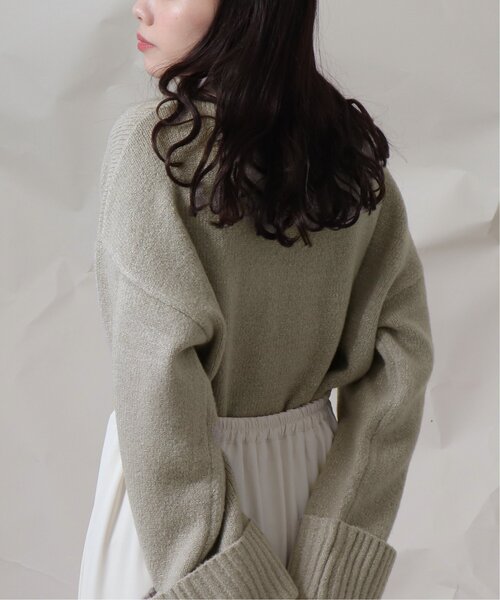 RAY CASSIN（レイカズン）の「ラメニットプチハイプルオーバー（ニット/セーター・レディース・グレー/ピンク/キナリ・FREE）」の11枚目の写真